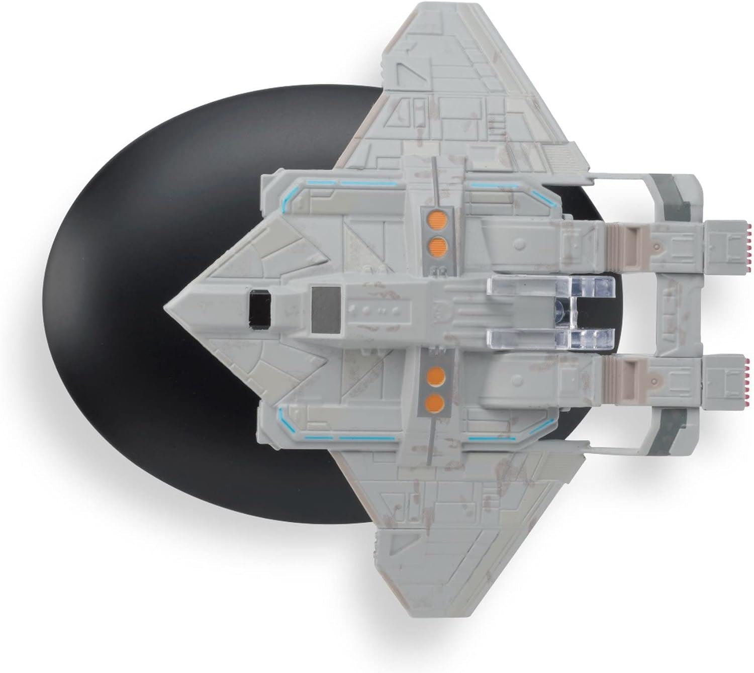 #21 / #68 Federation Attack Fighter Diecast Model Ship Window Boxed (Star Trek / Eaglemoss) Real Merch