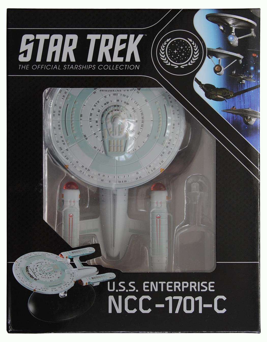 #10 U.S.S. Enterprise NCC-1701-C (Ambassador-class) Ship Model Die Cast Starship Window Boxed (Eaglemoss / Star Trek) Real Merch
