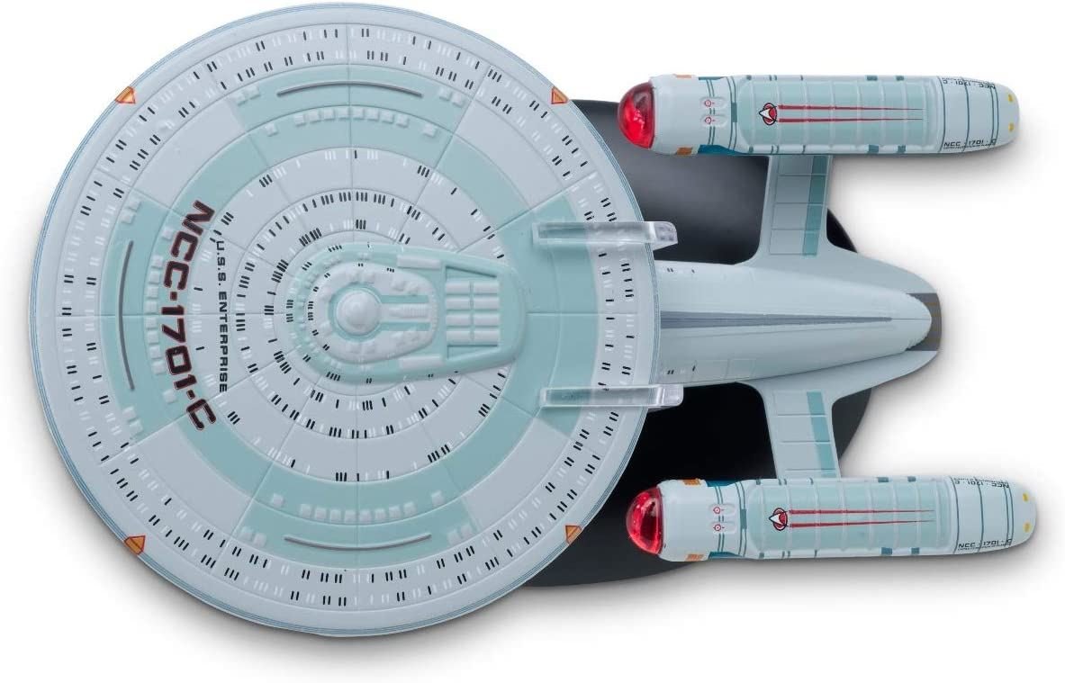 #10 U.S.S. Enterprise NCC-1701-C (Ambassador-class) Ship Model Die Cast Starship Window Boxed (Eaglemoss / Star Trek) Real Merch