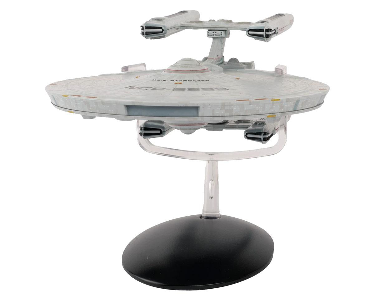 #31 U.S.S. Stargazer NCC-2893 XL Edition Starship Ship Model Die Cast Starship SSSUK631 (Eaglemoss / Star Trek) Real Merch
