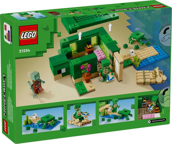 Lego Minecraft 21254 The Turtle Beach House Playset for Ages 8 and Up Curious Minds
