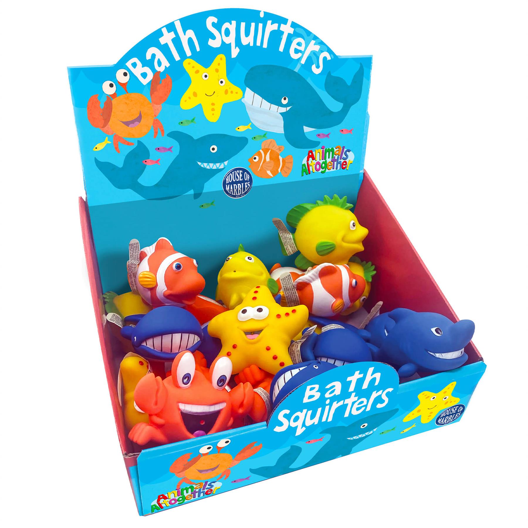 Children's Colourful Squirty Sealife Bath Toy (SINGLE) for All Ages Curious Minds