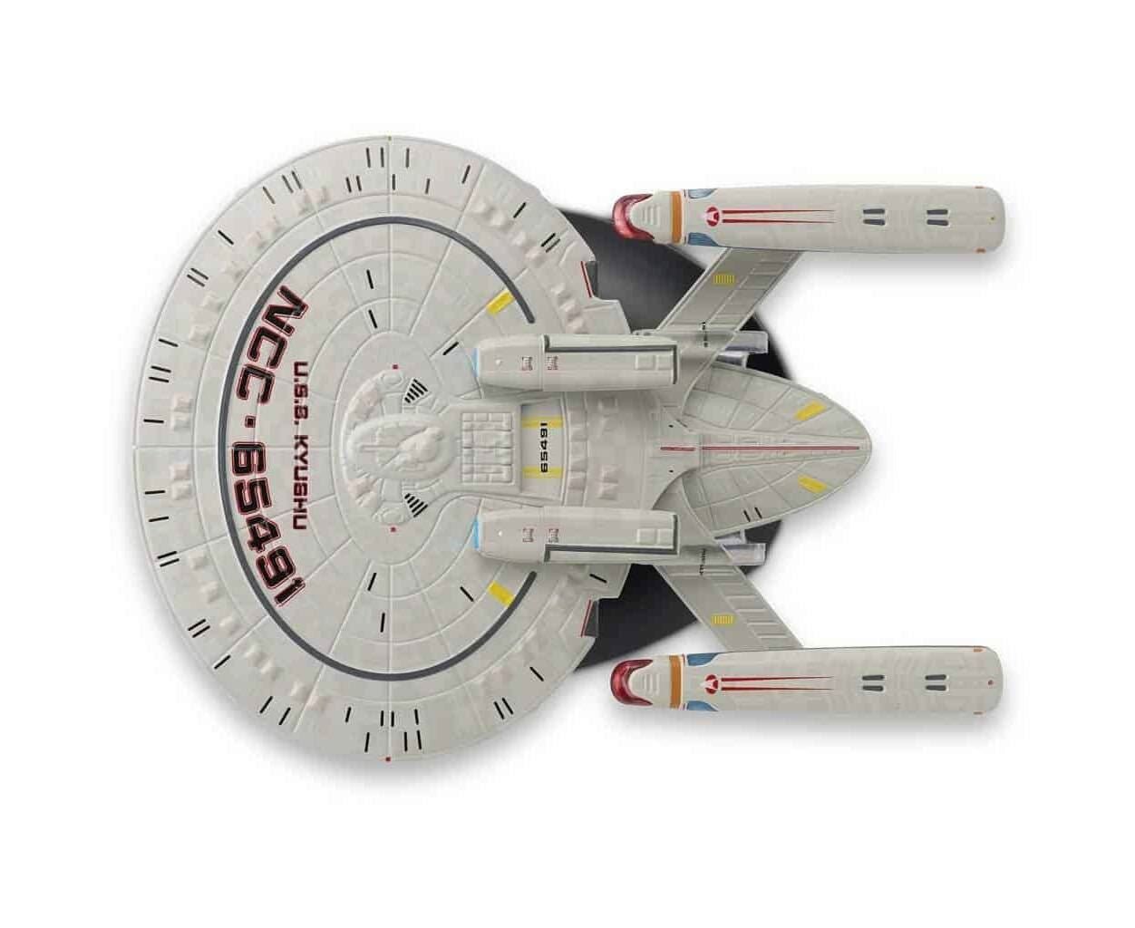#95 U.S.S. Kyushu (New Orleans Class) Model Die Cast Ship STDC095 (Eaglemoss / Star Trek) Real Merch