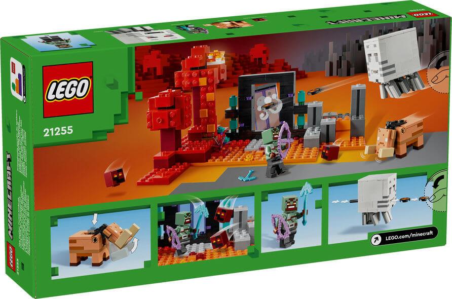 Lego Minecraft 21255 The Nether Portal Ambush Playset for Ages 8 & Up Curious Minds