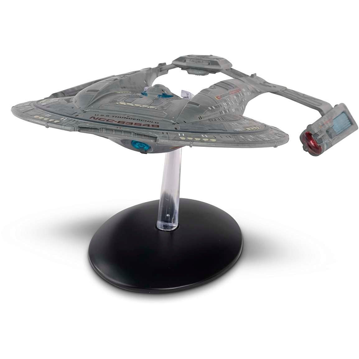 #12 U.S.S. Thunderchild NCC-63549 (Akira-class) XL EDITION Model Die Cast Ship (Eaglemoss / Star Trek) Real Merch