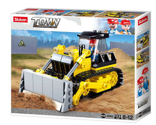 Sluban - Town Construction Bulldozer Building Brick Set