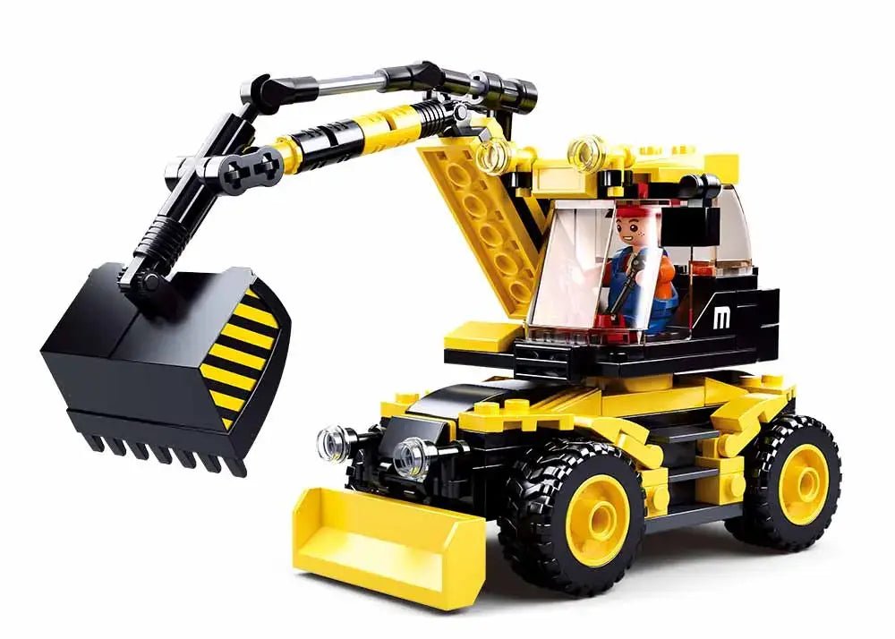 Sluban - Town Construction Excavator Building Brick Set Sluban