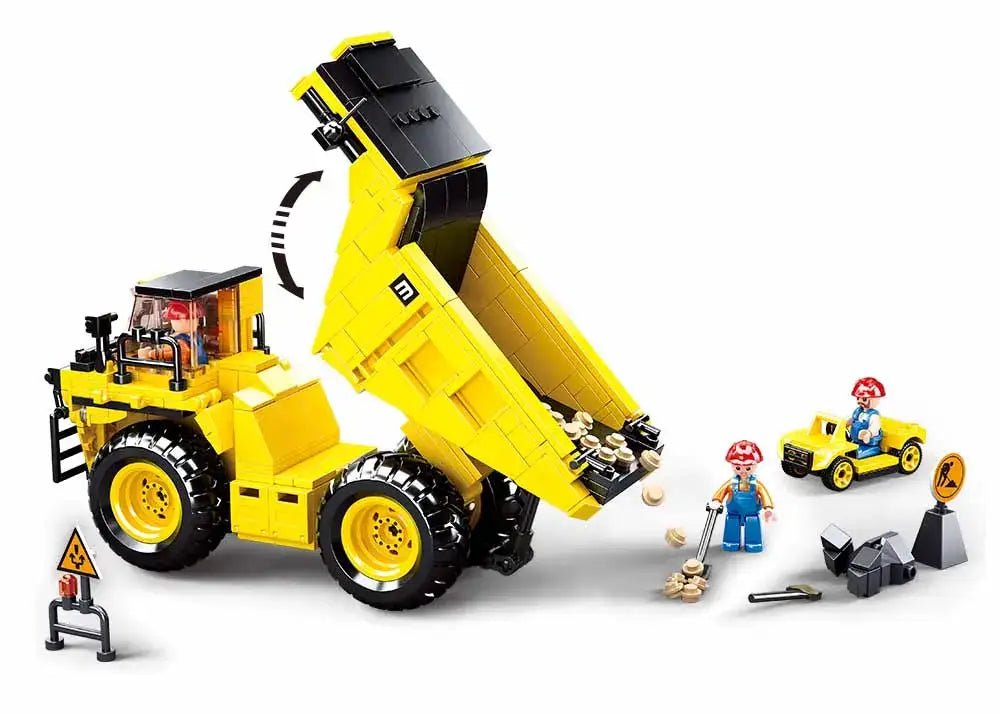 Sluban Town Construction Mine Wagon Building Brick Set Sluban