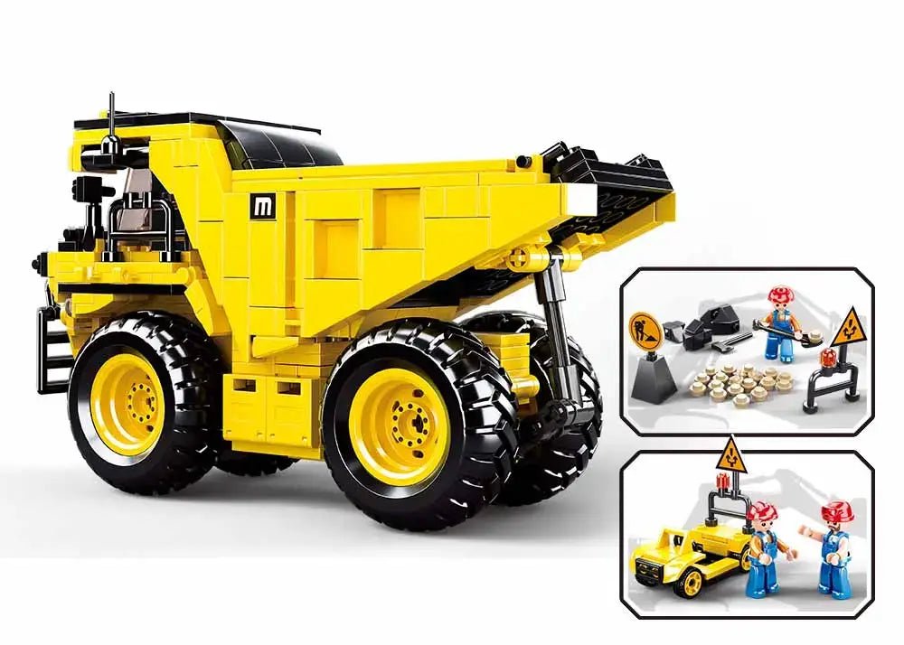 Sluban Town Construction Mine Wagon Building Brick Set Sluban