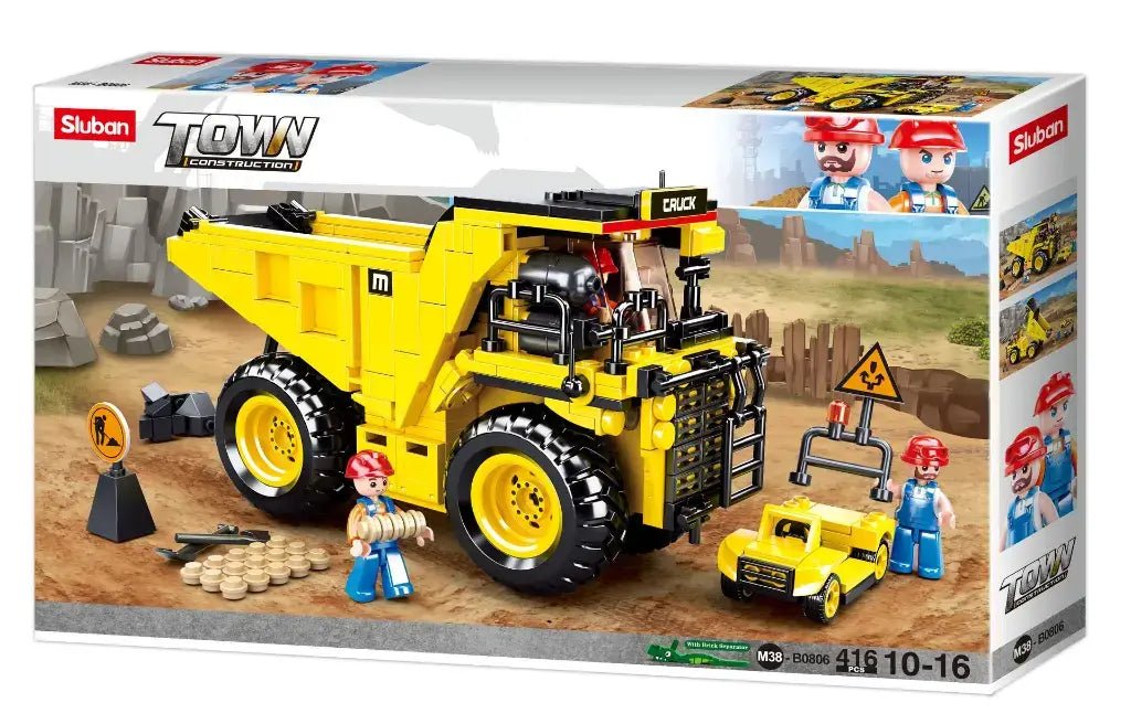 Sluban Town Construction Mine Wagon Building Brick Set Sluban