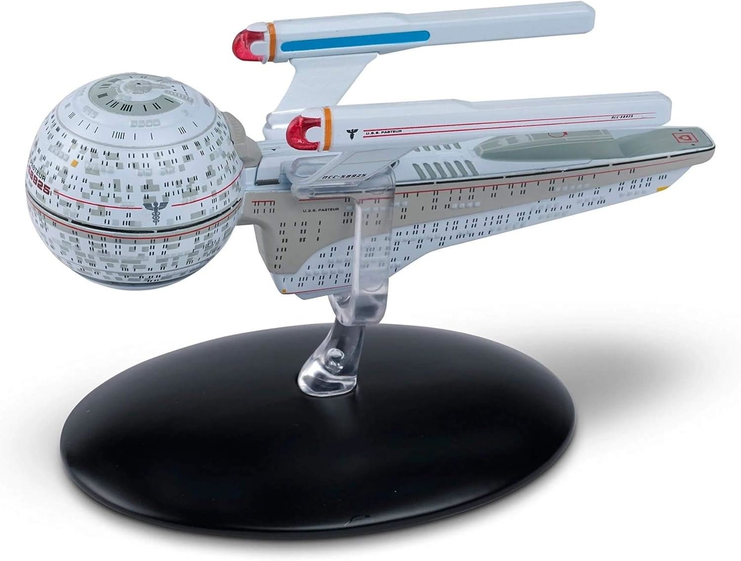 #42 U.S.S. Pasteur NCC-58925 (Olympic-Class) Model Die Cast Ship (Eaglemoss / Star Trek) Real Merch