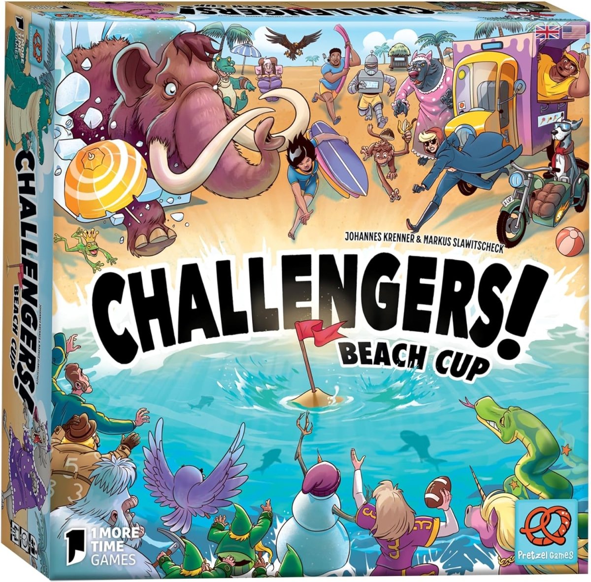 Challengers! Beach Cup Board Game Rooleo