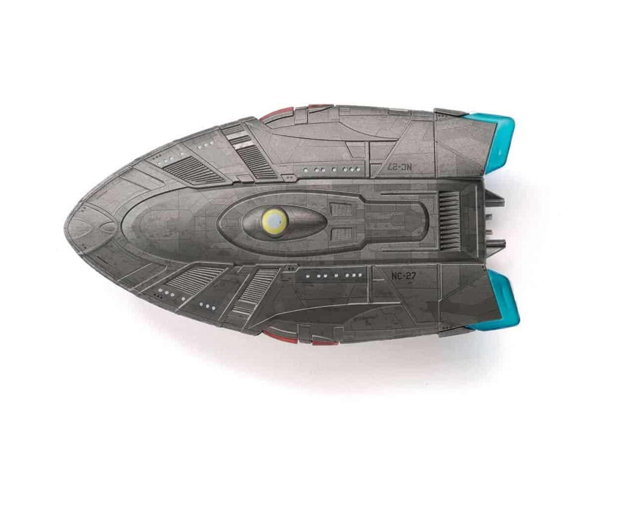#160 United Earth Sarajevo Type Model Diecast Ship STDC160 (Eaglemoss / Star Trek) Real Merch