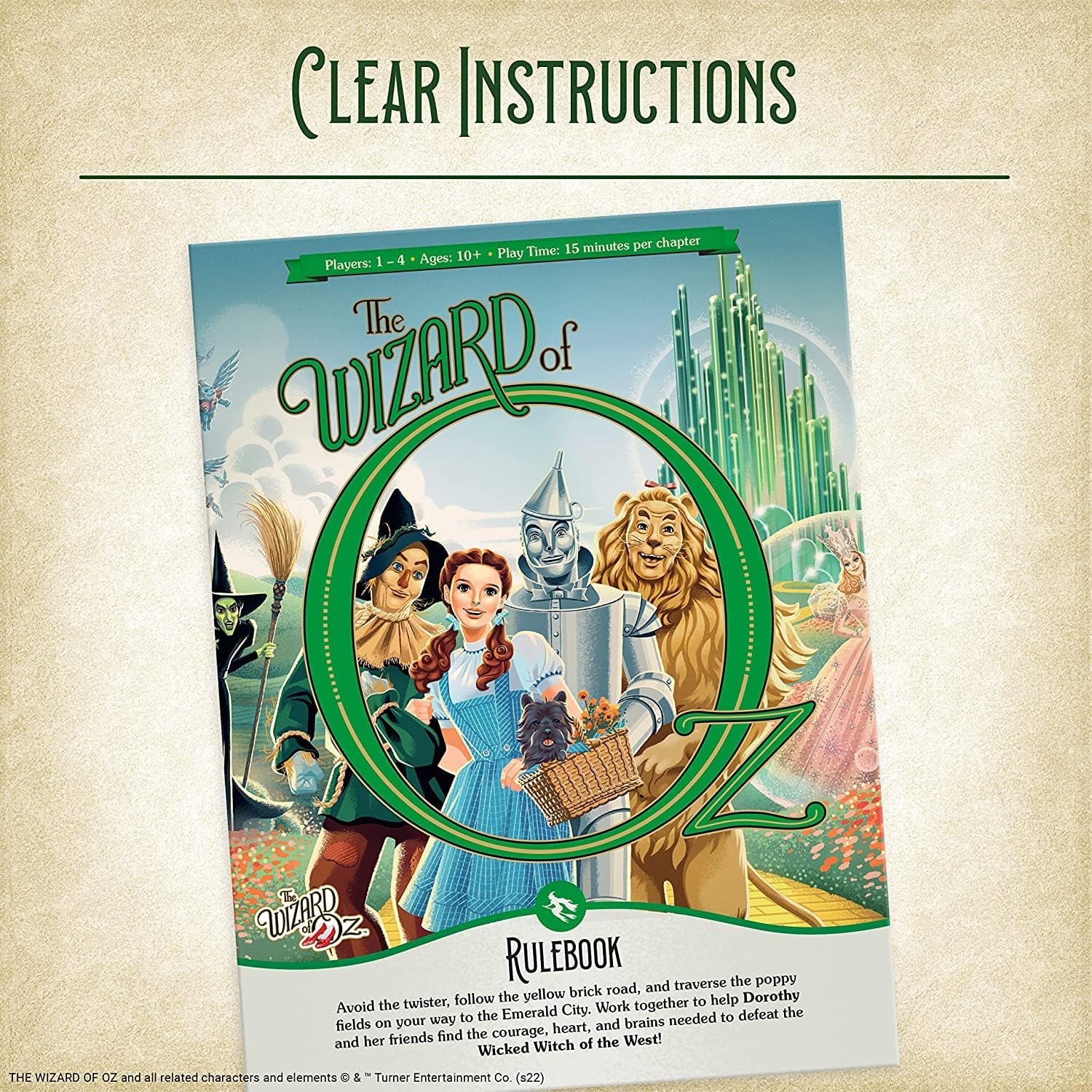 The Wizard of Oz Adventure Book - Family Strategy Board Game Rooleo