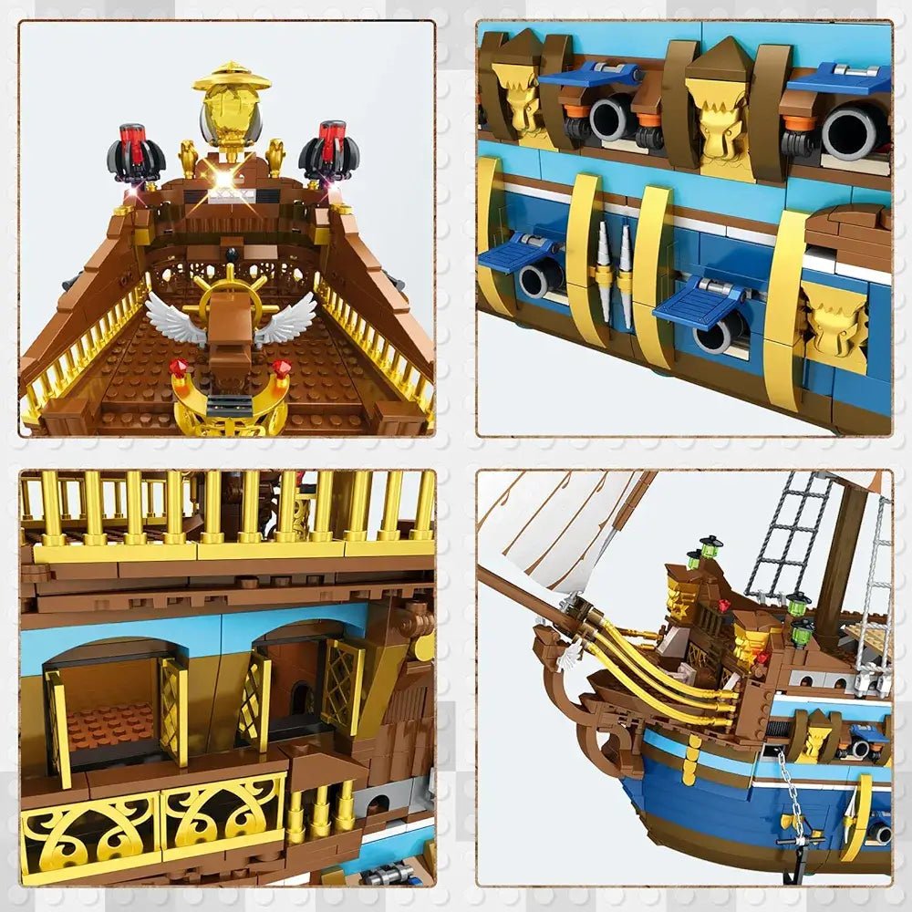 JMBricklayer Ship - Age Of Exploration Royal Fleet - The Sun Building Brick Set 40103 JMBricklayer