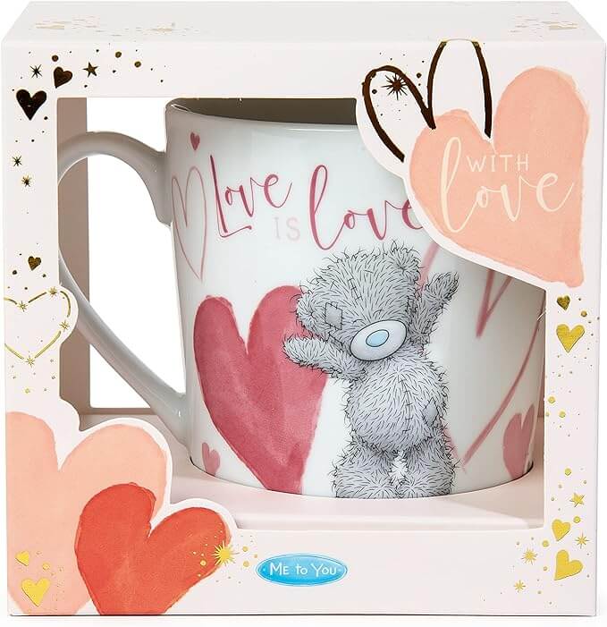 Me To You - Love Is Love Ceramic Boxed Mug Carte Blanche