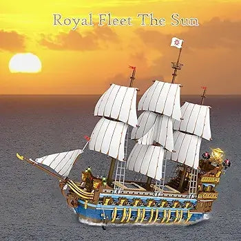JMBricklayer Ship - Age Of Exploration Royal Fleet - The Sun Building Brick Set 40103 JMBricklayer