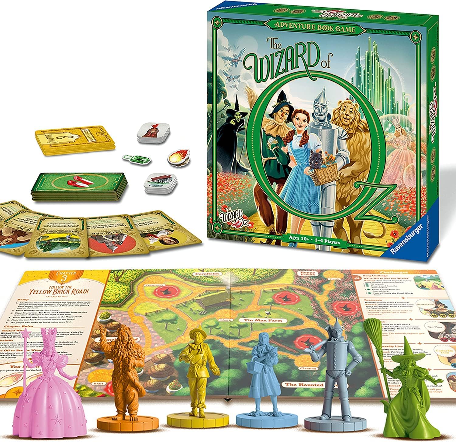 The Wizard of Oz Adventure Book - Family Strategy Board Game Rooleo