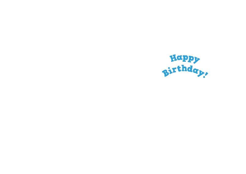 Happy Birthday Card - Age 2 (105 x 148 mm) Curious Minds