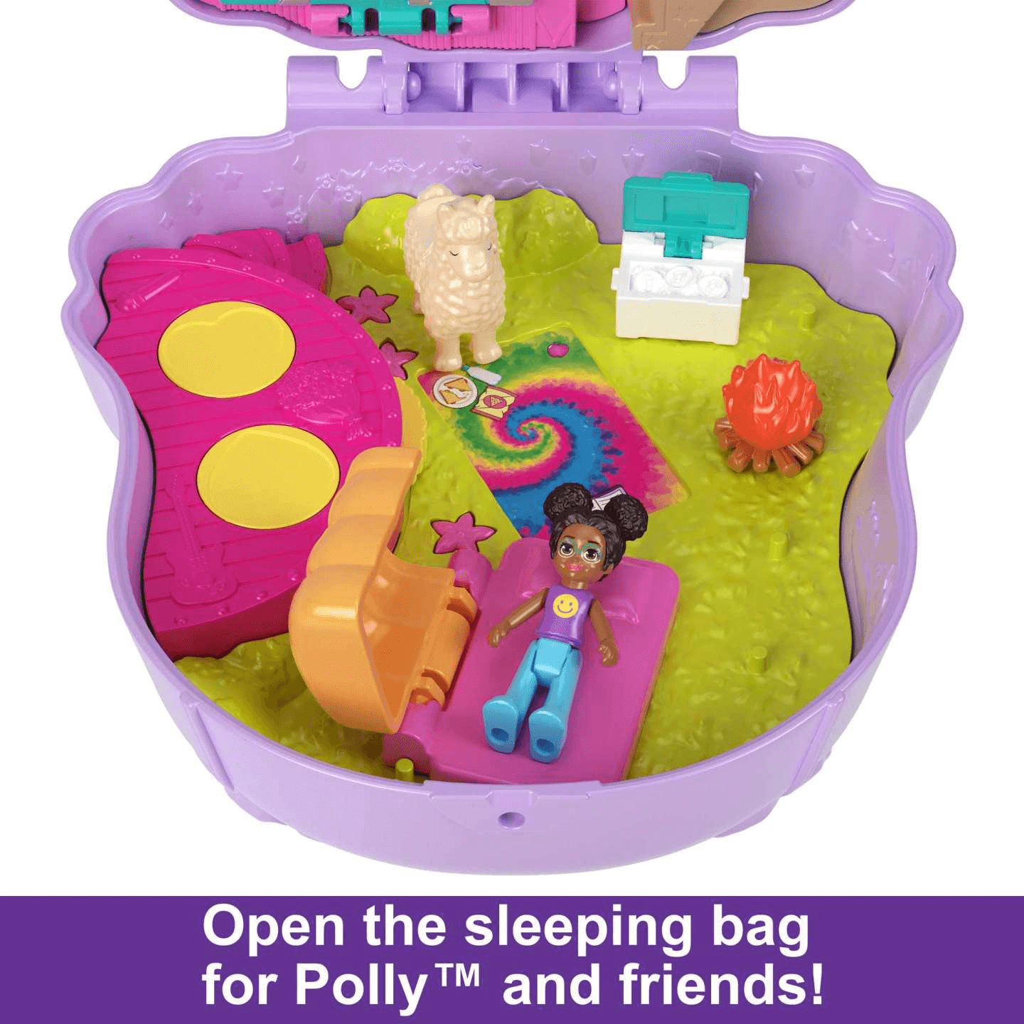 Polly Pocket - Camp Adventure Llama Compact Mattel