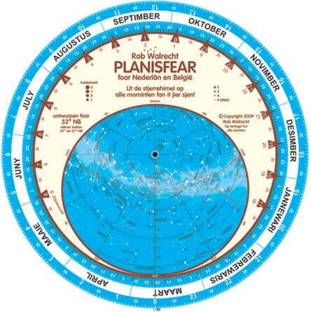 Fryske Planisfear (Frisian Planisphere for 52° North) Curious Minds