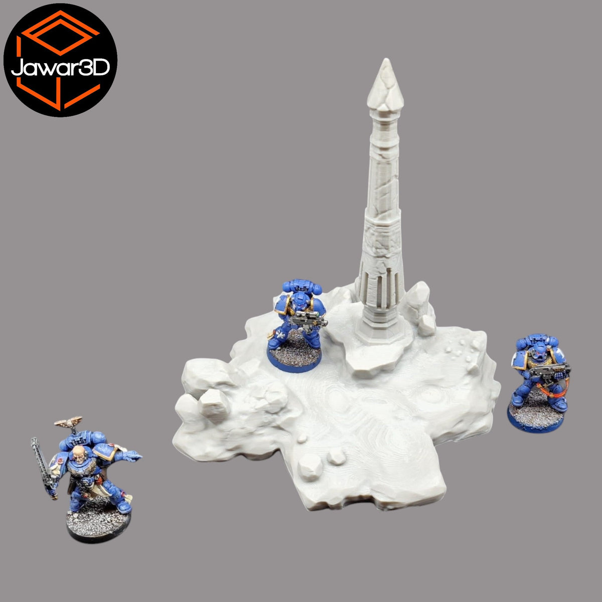 Rock Pillar - 28mm Wargaming Scatter Terrain Scenery Tabletop Miniature Jawar3d