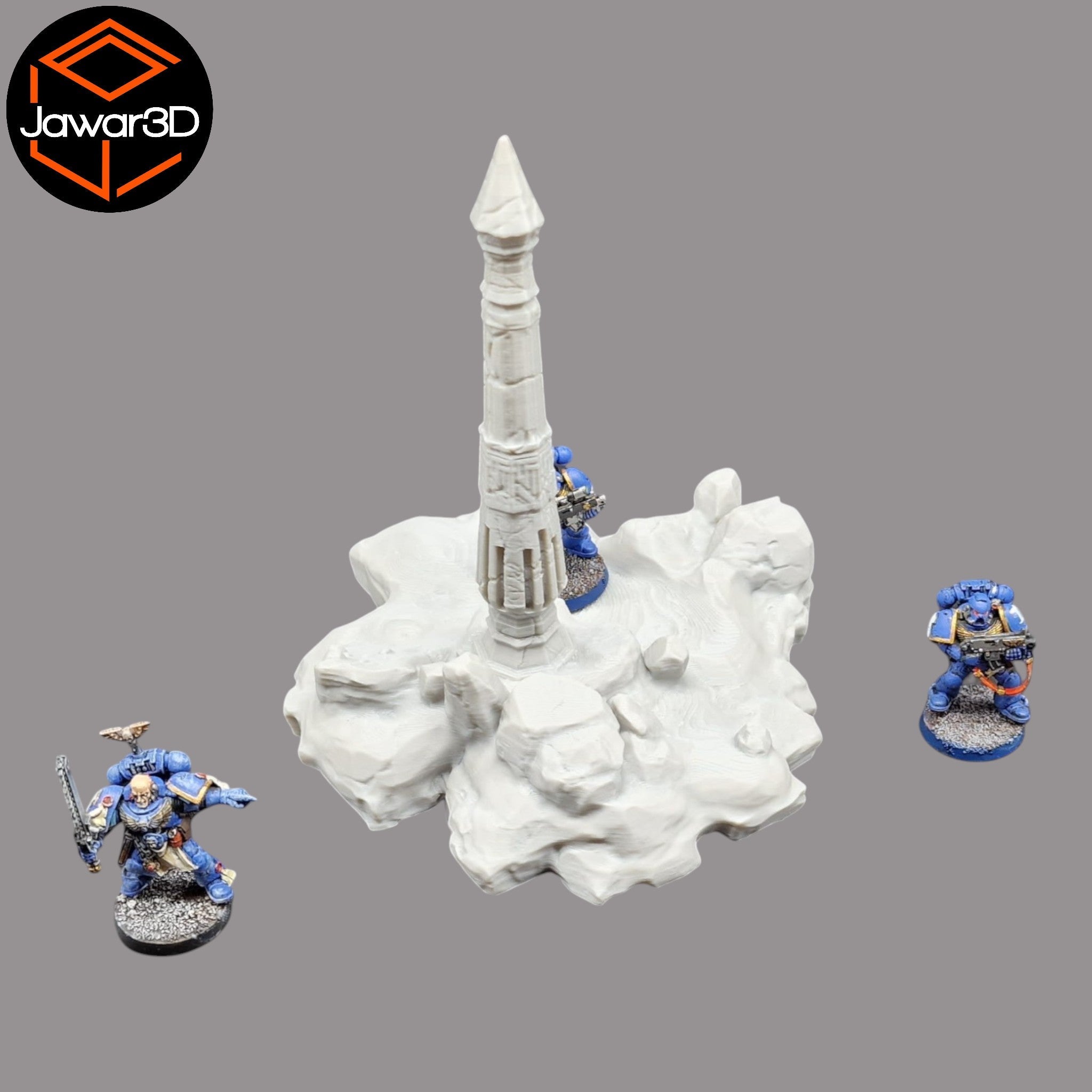Rock Pillar - 28mm Wargaming Scatter Terrain Scenery Tabletop Miniature Jawar3d
