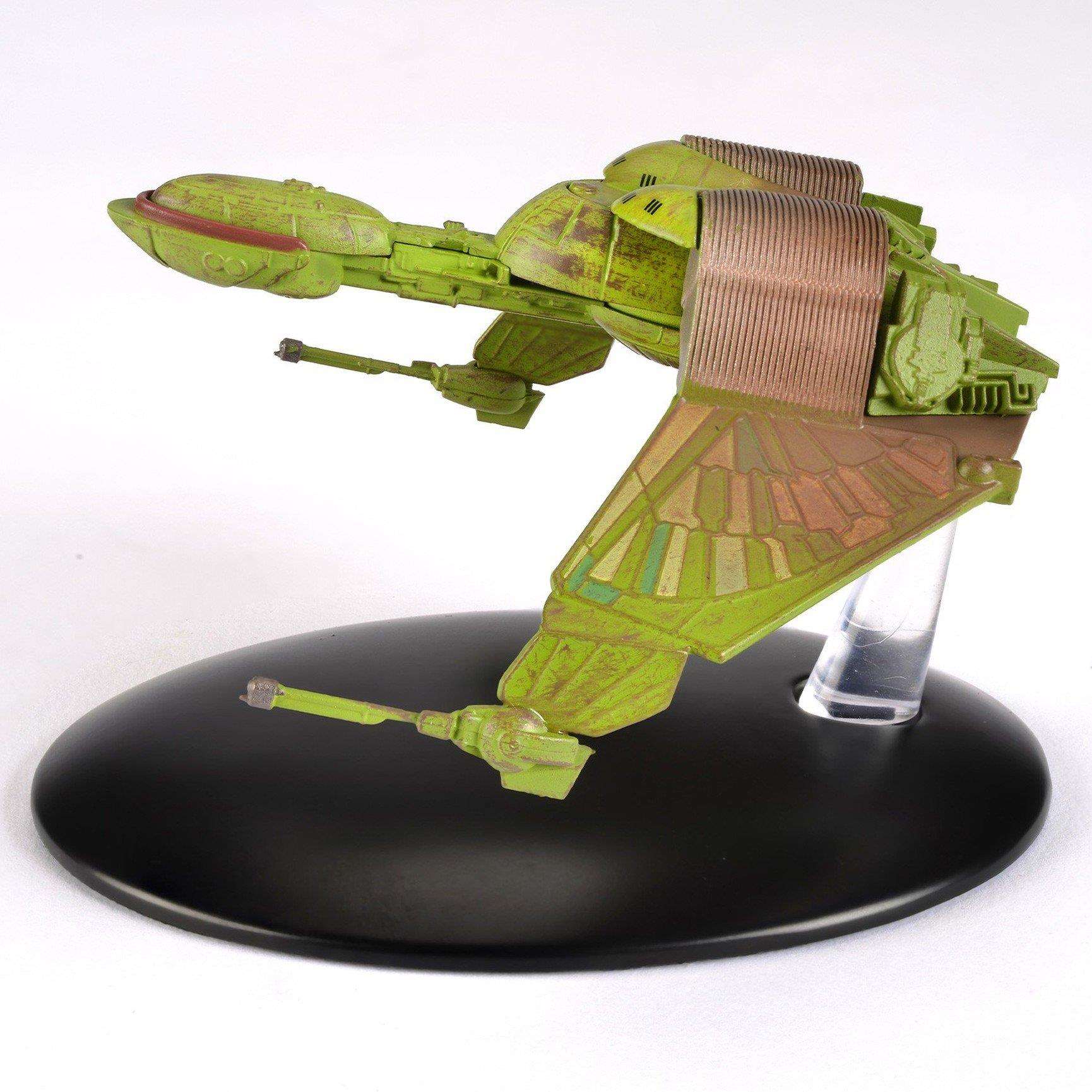 #107 Klingon Bird-of-Prey (Attack Position) Die-Cast Model Ship (Eaglemoss / Star Trek) Real Merch