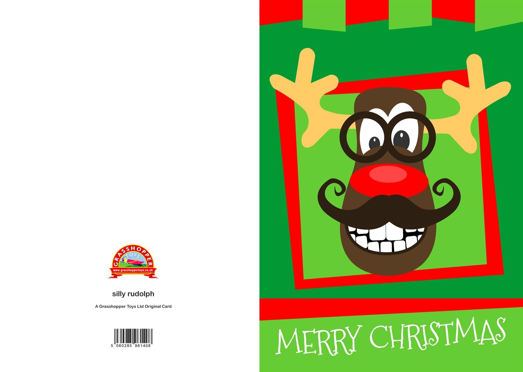 Curious Minds Hilarious Rudolph in Disguise Christmas Card Curious Minds