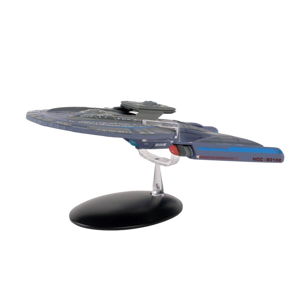 #01 U.S.S. Titan NCC-80102 (Luna-class) Model Diecast Ship Lower Decks (Eaglemoss / Star Trek) Real Merch