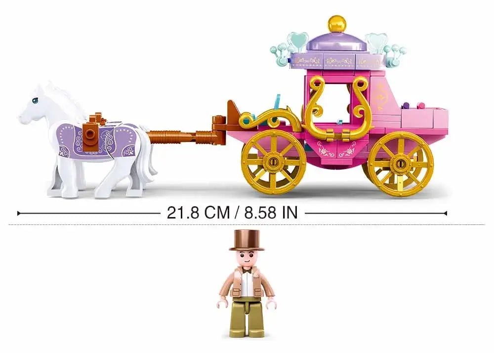 Sluban Girls Dream Village Carriage Building Brick Set Sluban