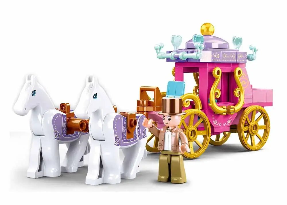 Sluban Girls Dream Village Carriage Building Brick Set Sluban