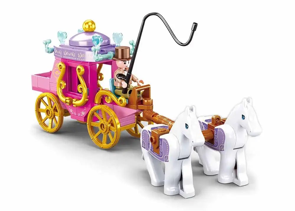 Sluban Girls Dream Village Carriage Building Brick Set Sluban