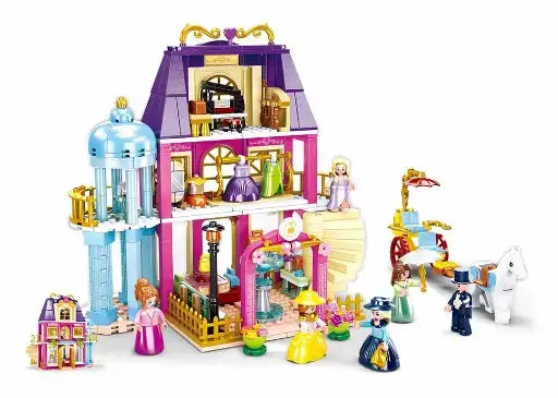 Sluban - Girl's Dream Village Department Store Building Brick Set