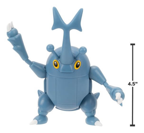 Pokémon Heracross Battle Feature Figure Jazwares