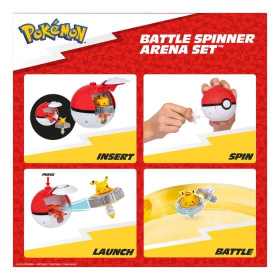 Pokemon - Battle Spinner Arena Set Jazwares