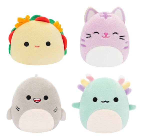 Squishmallows Micromallows 2.5inch Plush 4pk (Box 2) Assorted Jazwares