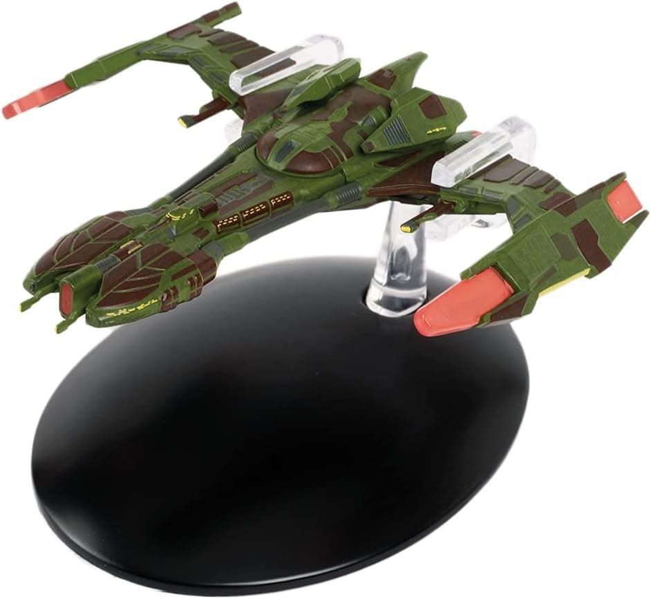 #12 I.K.S. Mat'ha-class Klingon Raptor Diecast Model Ship STO (Eaglemoss / Star Trek) Real Merch