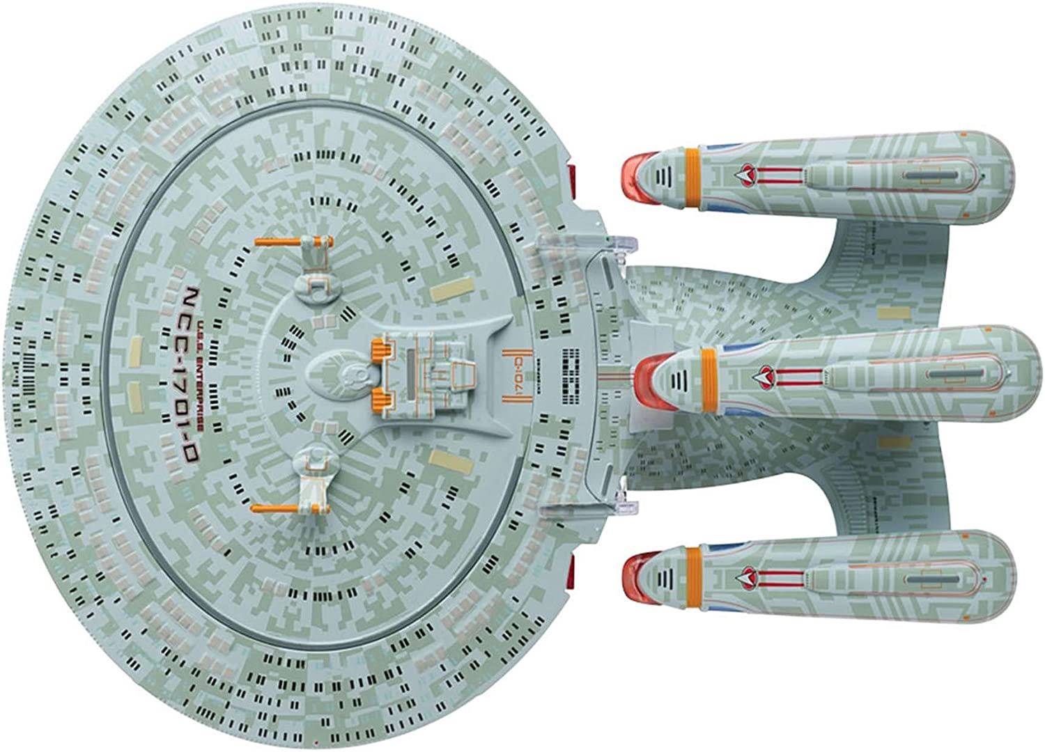 #20 Future U.S.S. Enterprise NCC-1701-D ('All Good Things…') XL EDITION Model Diecast Ship (Eaglemoss / Star Trek) Real Merch