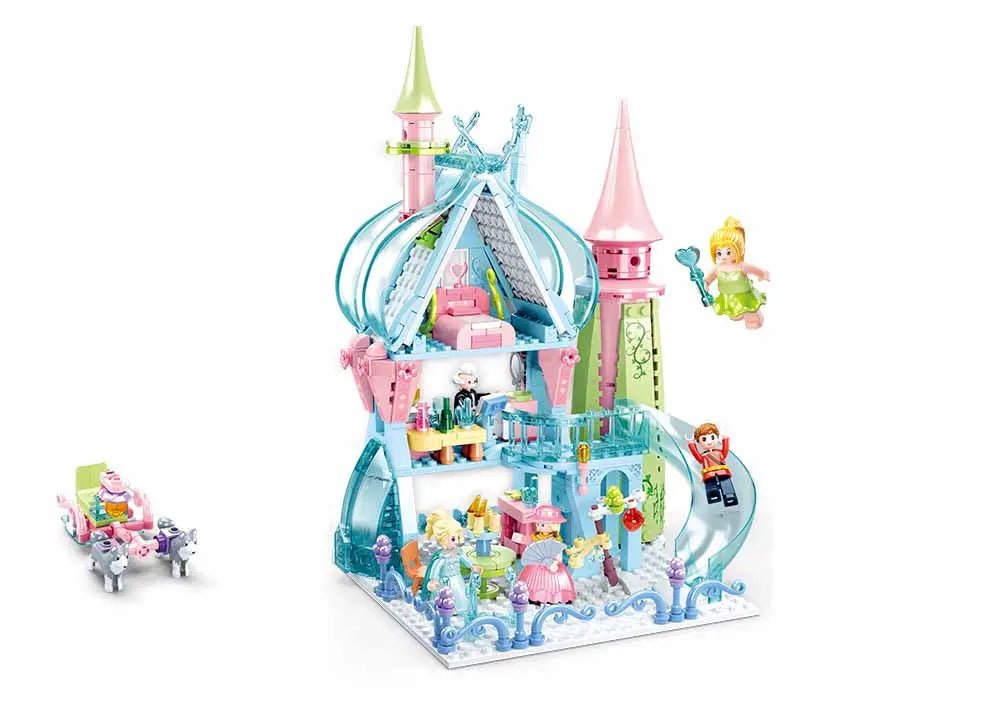 Sluban Girl's Dream Fairy Tales Of Winter Fairy Tale Castle Building Brick Set Sluban