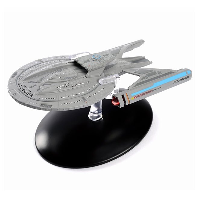 #05 U.S.S. Titan NCC-80102 (Luna Class) Model Diecast Ship BONUS ISSUE (Eaglemoss / Star Trek) Real Merch
