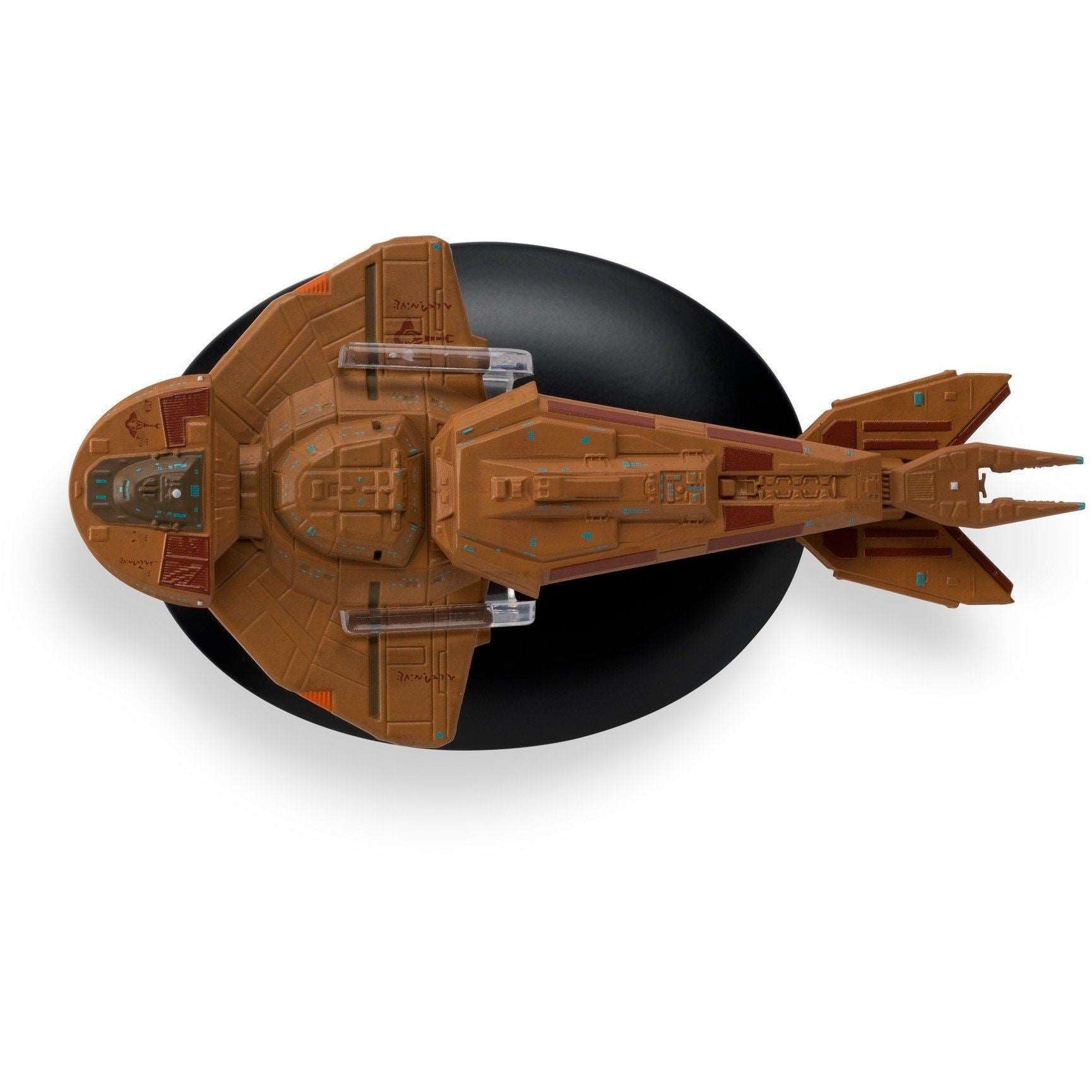 #136 Cardassian Keldon Class Cruiser Model Die Cast Ship (Eaglemoss / Star Trek) Real Merch