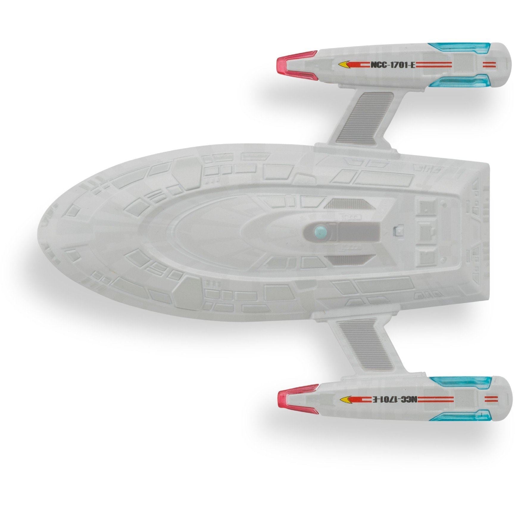 #75 U.S.S. Enterprise NCC-1701-E Captain's Yacht (Cousteau) Starship Model Die Cast Ship (Star Trek) Real Merch