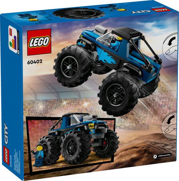 Lego City 60402 Blue Monster Truck Buildable Playset for Ages 5 and Up Curious Minds