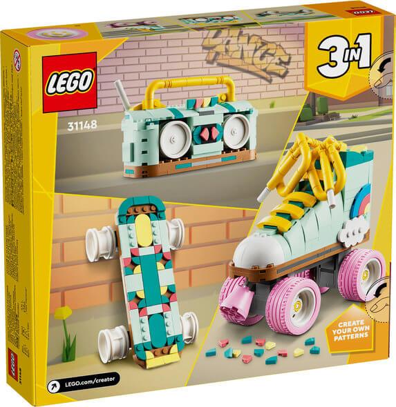 Lego Creator 3 in 1 31148 Retro Roller Skate Playset for Ages 8 and Up Curious Minds