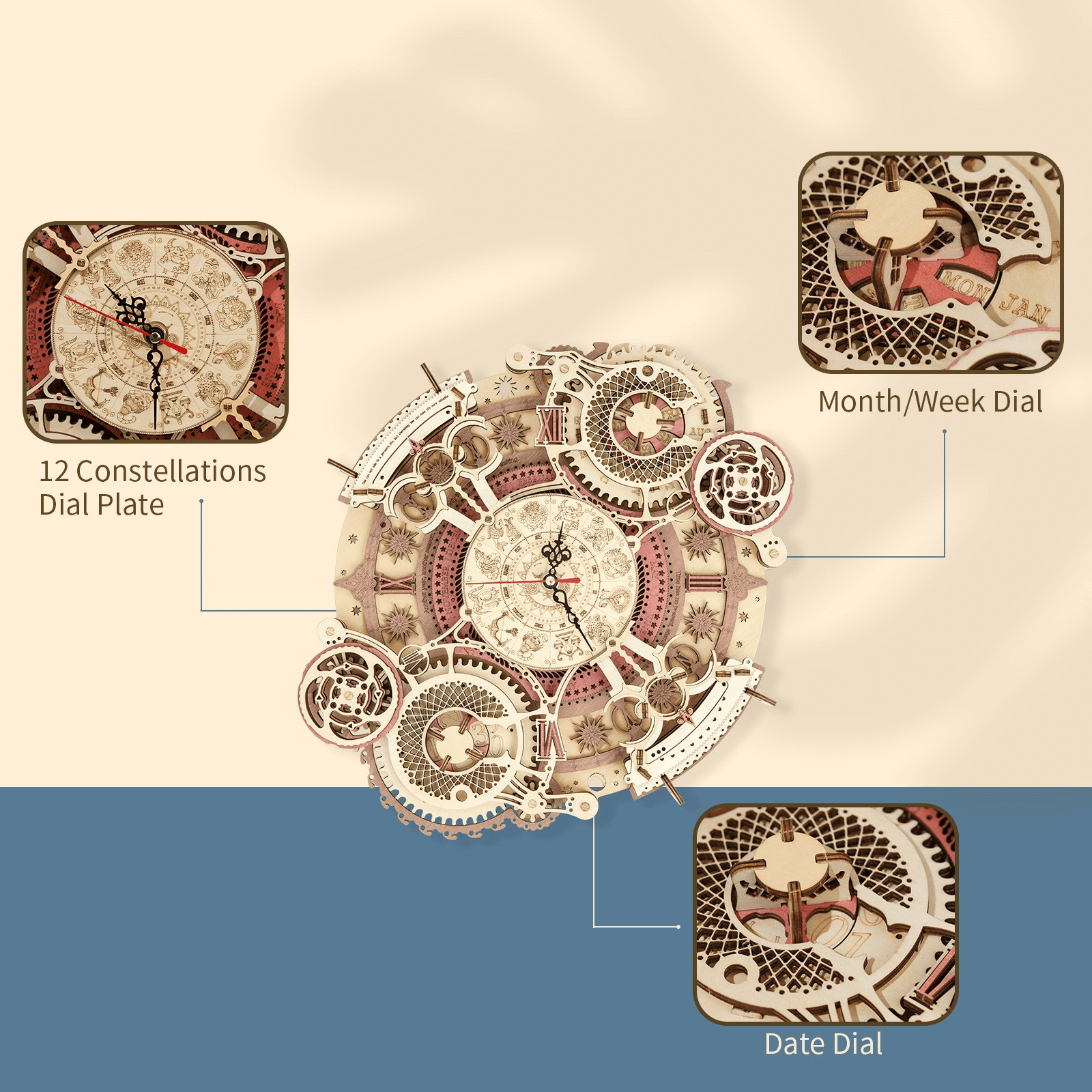 ROKR Zodiac Wall Clock ROKR