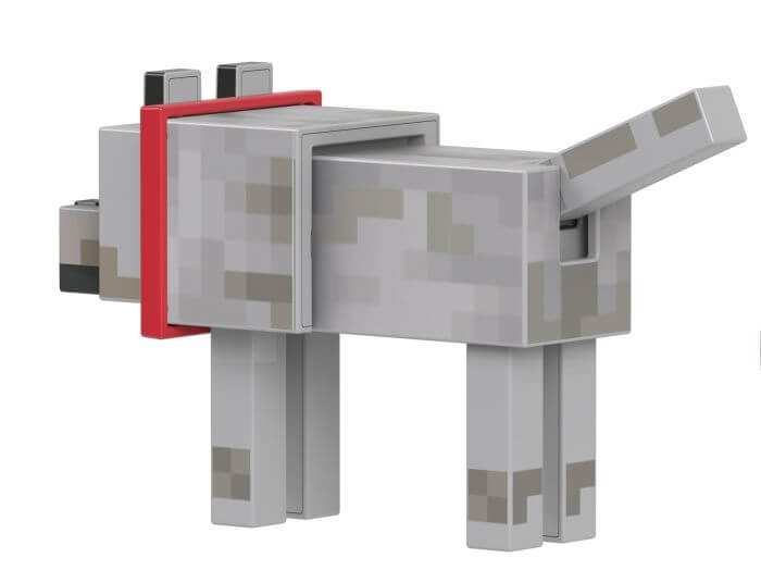 Minecraft Diamond Level Wolf Figure mojang