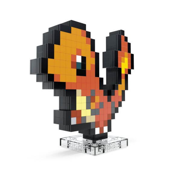 Mega Bloks Pokemon Charmander Pixel Art Brick Set Mega Bloks