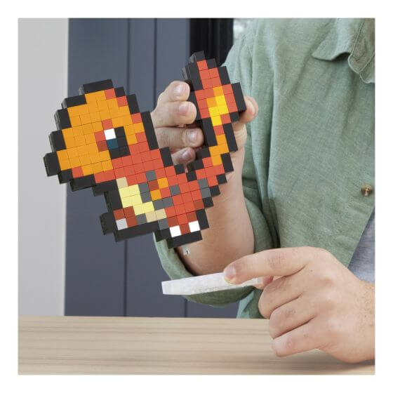 Mega Bloks Pokemon Charmander Pixel Art Brick Set Mega Bloks