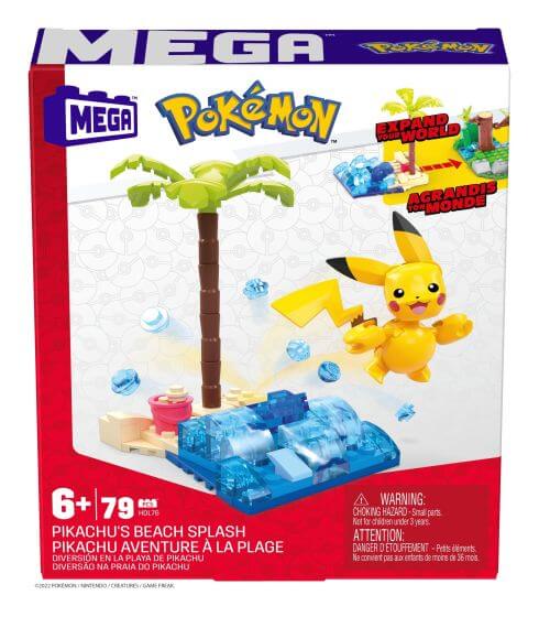 Mega Bloks - Pokemon Adventure Builder Assortment Pikachu's Beach Splash Mega